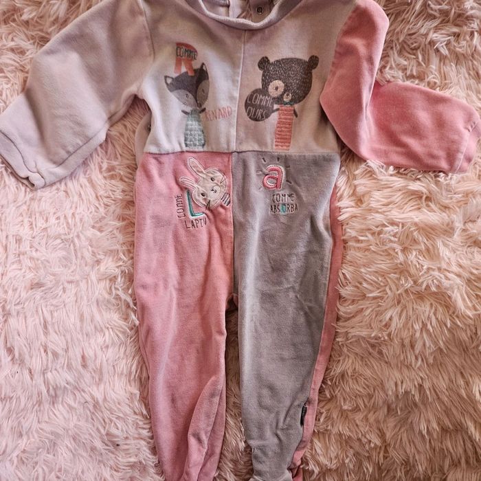 Pyjama velours bébé - photo numéro 2