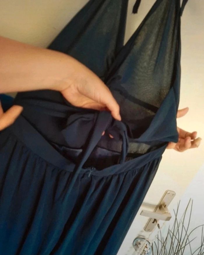 Longue robe bleue - photo numéro 4