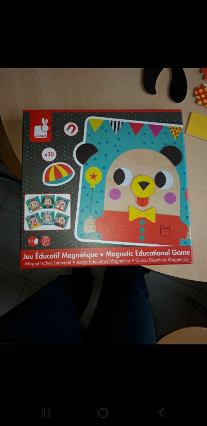 Jeu éducatif magnétique