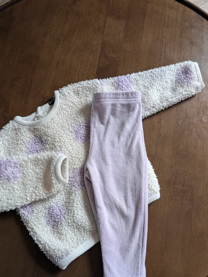 Ensemble pull et legging chaud