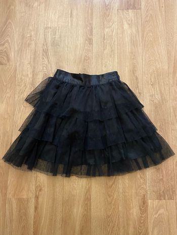 Jupe noire à volants fille 5 ans