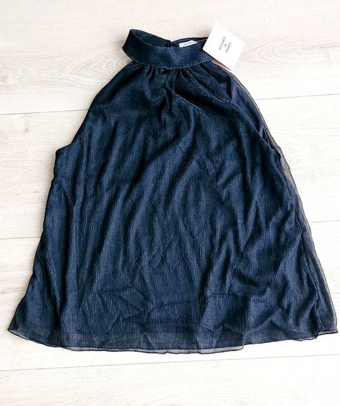 Débardeur chic femme noir irisé taille M Naf Naf