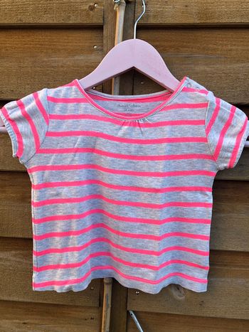 Marinière rose fluo