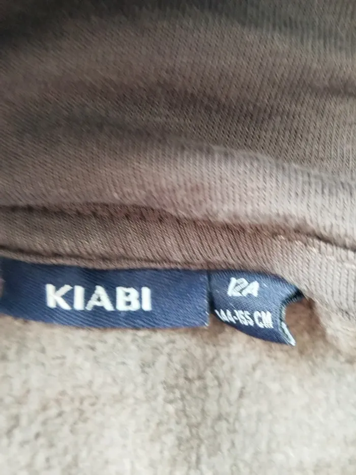 Sweat à capuche gris Kiabi taille 12 ans - photo numéro 3