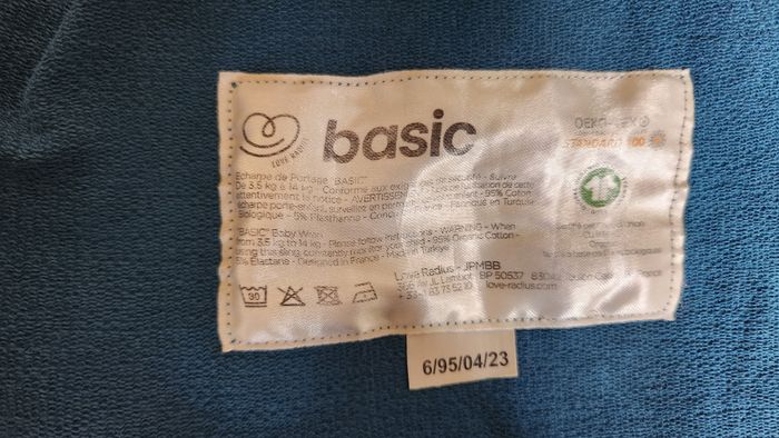 Echarpe de portage BASIC Love radius - photo numéro 2