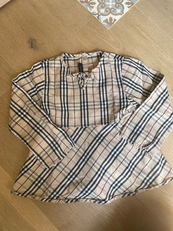 Chemisier tunique Burberry tartan 3 ans