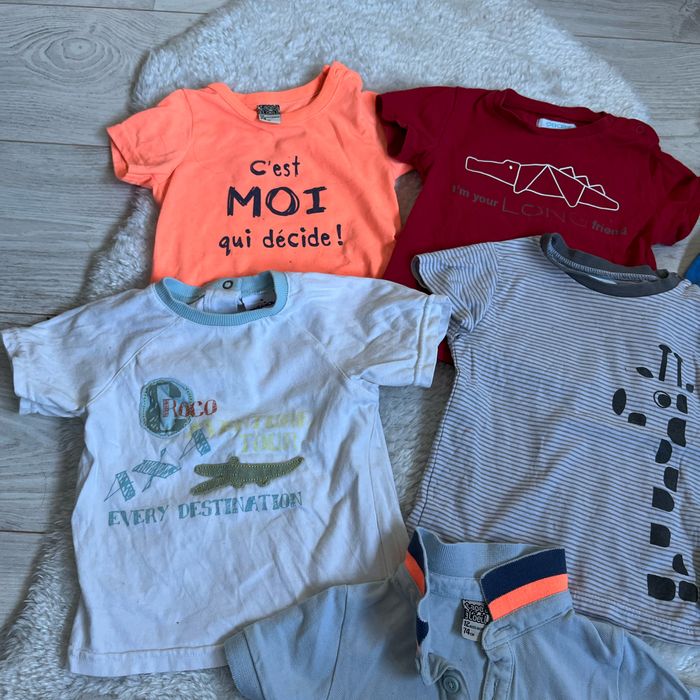 Lot tshirts 12 mois - photo numéro 2