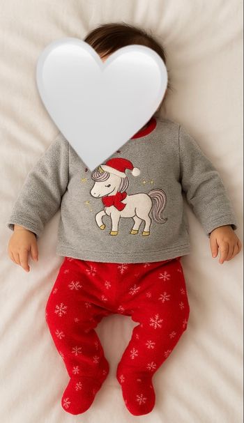 Pyjama en velours 6 mois 68 cm