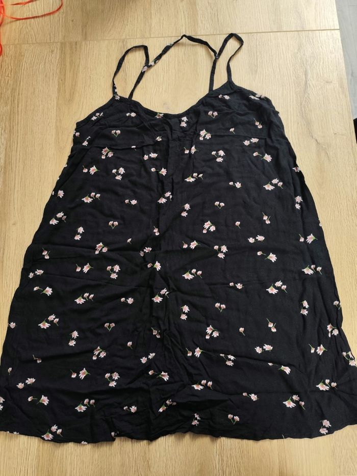 Robe mini à fleurs