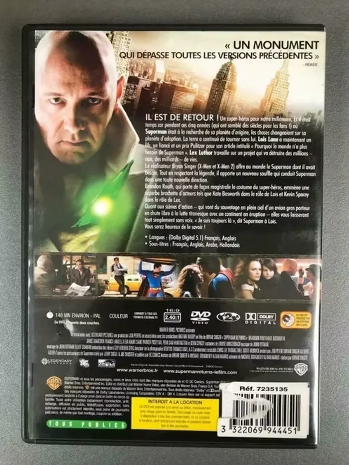 DVD Superman returns - photo numéro 2