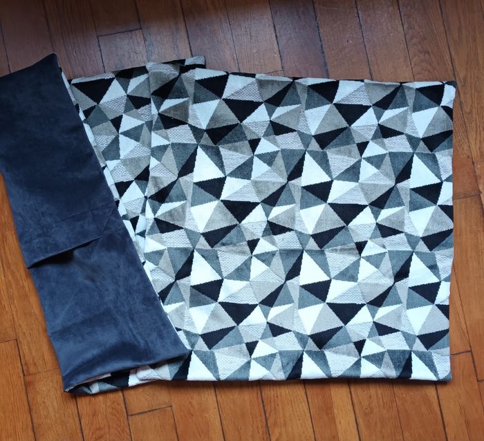 2 housses coussins 50x50cm