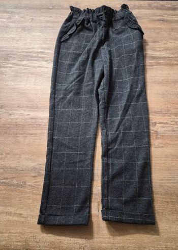 Pantalon carotte à carreaux