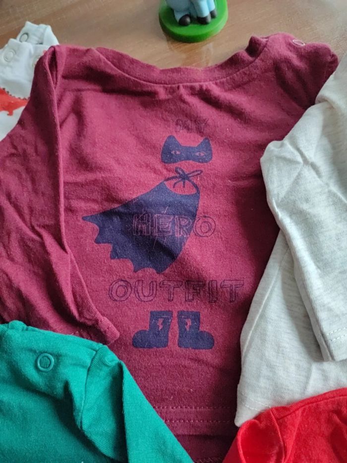 Lot de 5 tee-shirts manches longues - photo numéro 3