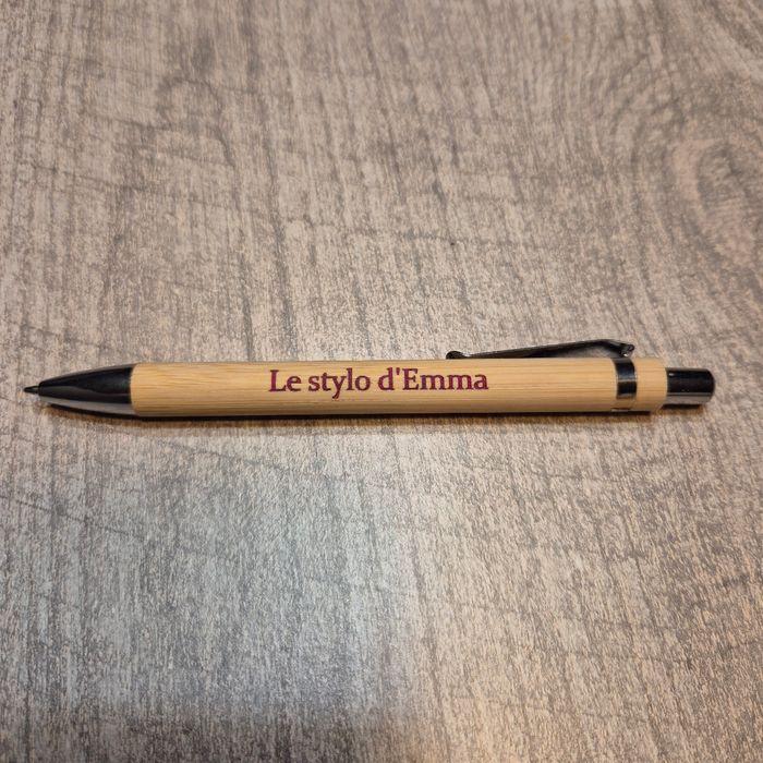 Stylo à personnaliser en bois , cadeau, saint Valentin, anniversaire, mariage - photo numéro 6