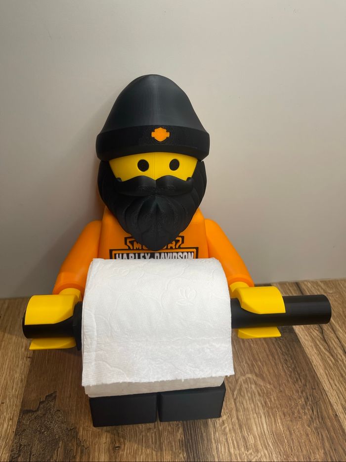 Porte papier toilette Harley Davidson - photo numéro 2