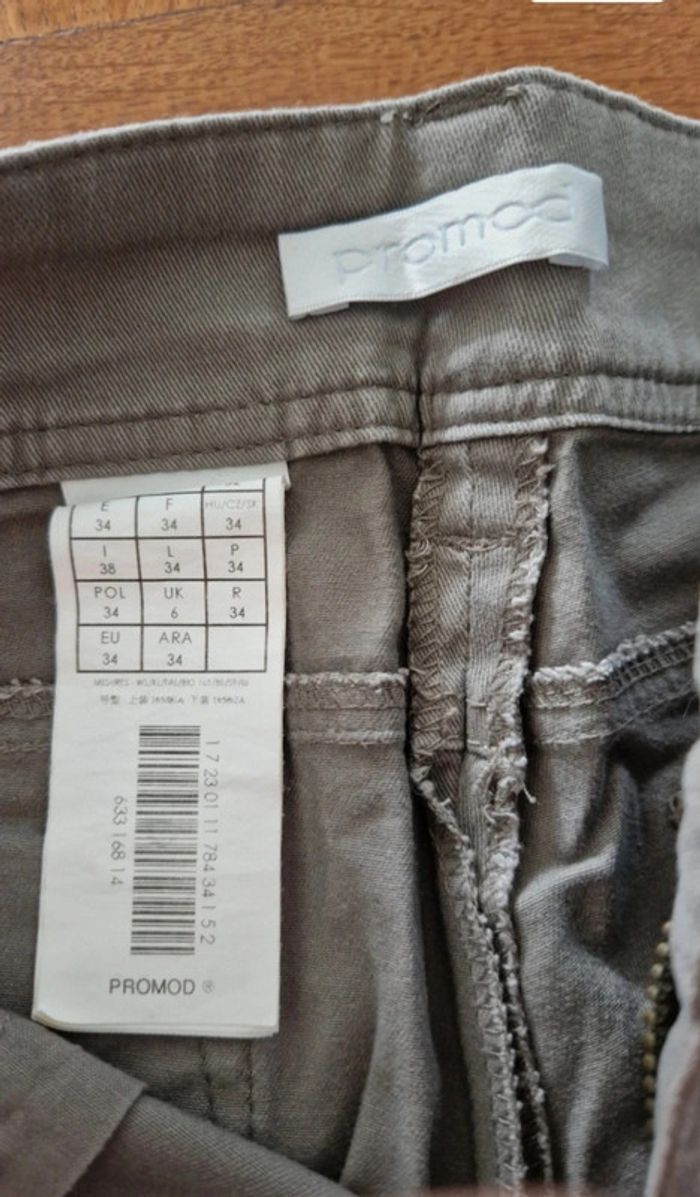 Pantalon gris bas évasé - photo numéro 2