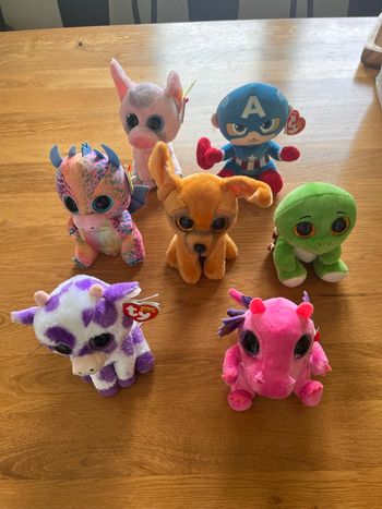 Lot peluches neuves 