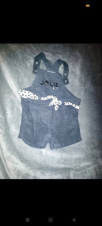 Salopette short fille