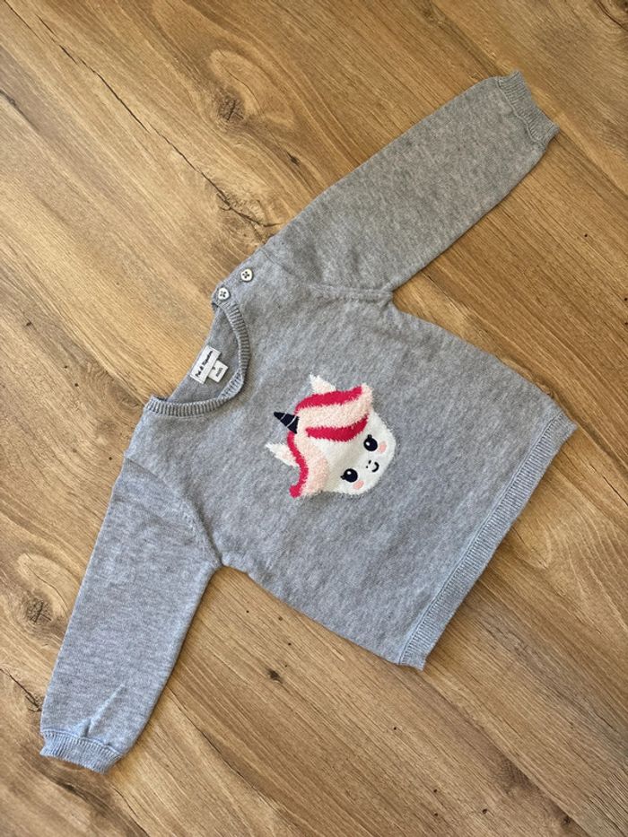 Pull licorne 9 mois - photo numéro 2
