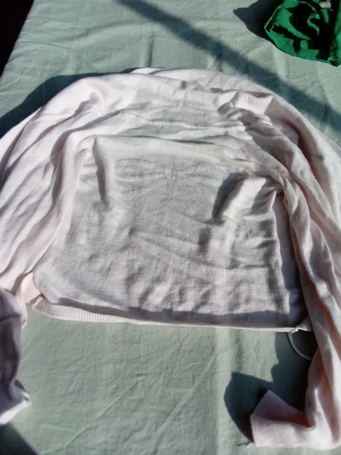 Gilet ouvert rose pâle 6 ans - photo numéro 6