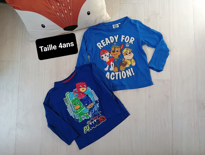 Lot hauts 4 ans garçon