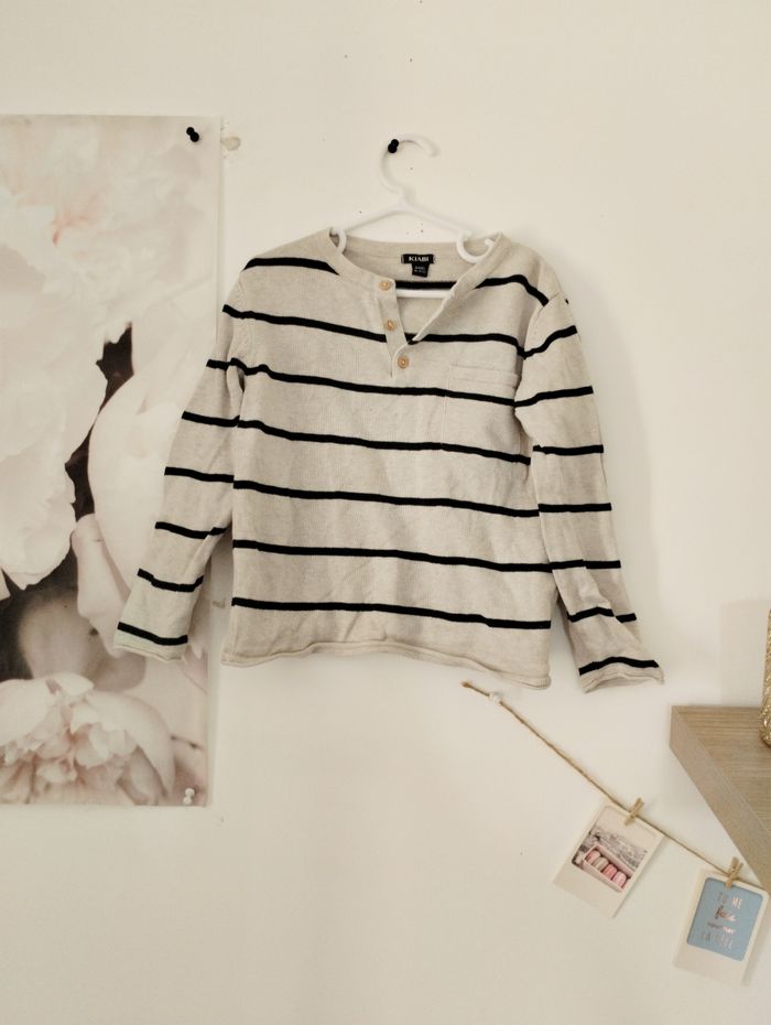 Pull à rayures 4 ans Kiabi garçon