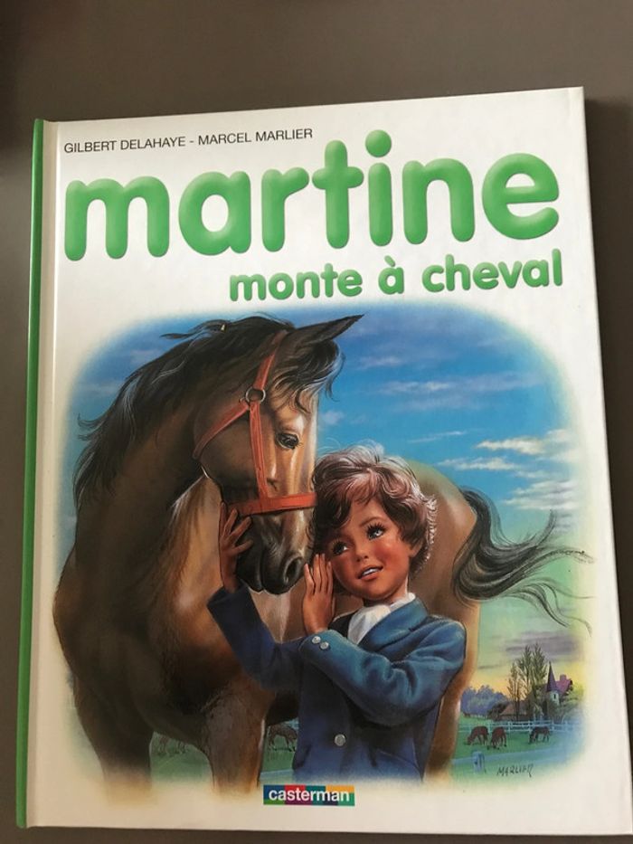 Livre Martine monte à cheval