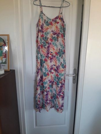 Jolie robe longue été à bretelles pimkie