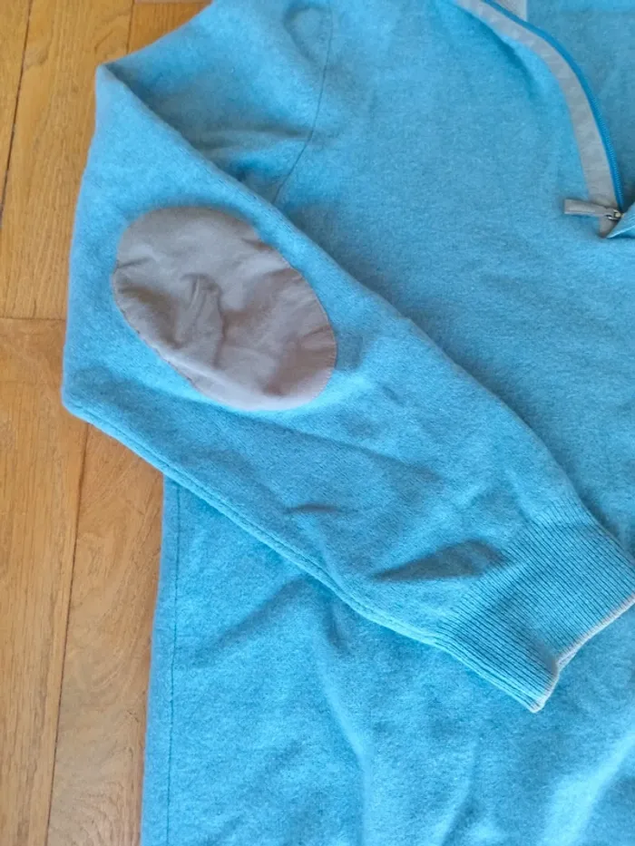 Pull homme laine (80%) et cachemire (10%) taille M , marque Gran Sasso Made in Italy - photo numéro 5