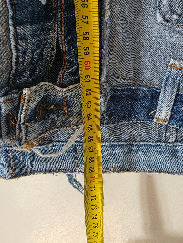 Veste en jeans custom y2k handmade denim inserts - photo numéro 9