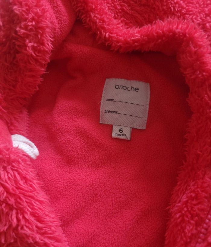 Gilet pilou pilou rouge 6 mois - photo numéro 4