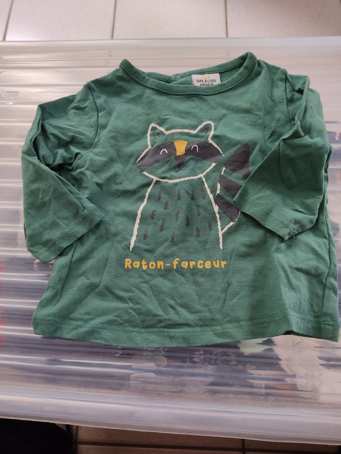 T-shirt manches longues 6 mois