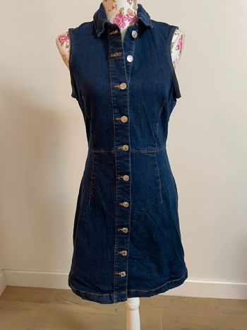 Robe en denim Mango