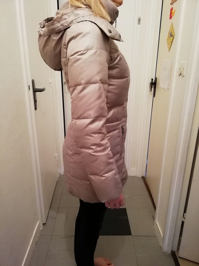 Doudoune camaieu beige irisee - photo numéro 3