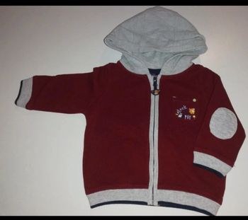 Gilet rouge bébé garçon