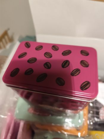 Boîte à café en métal