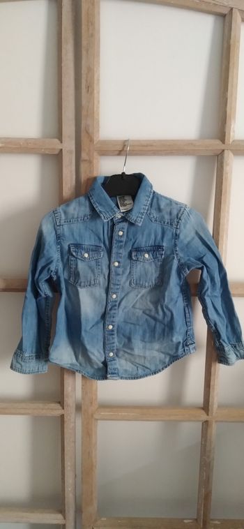 Chemise en jean 3 ans mixte