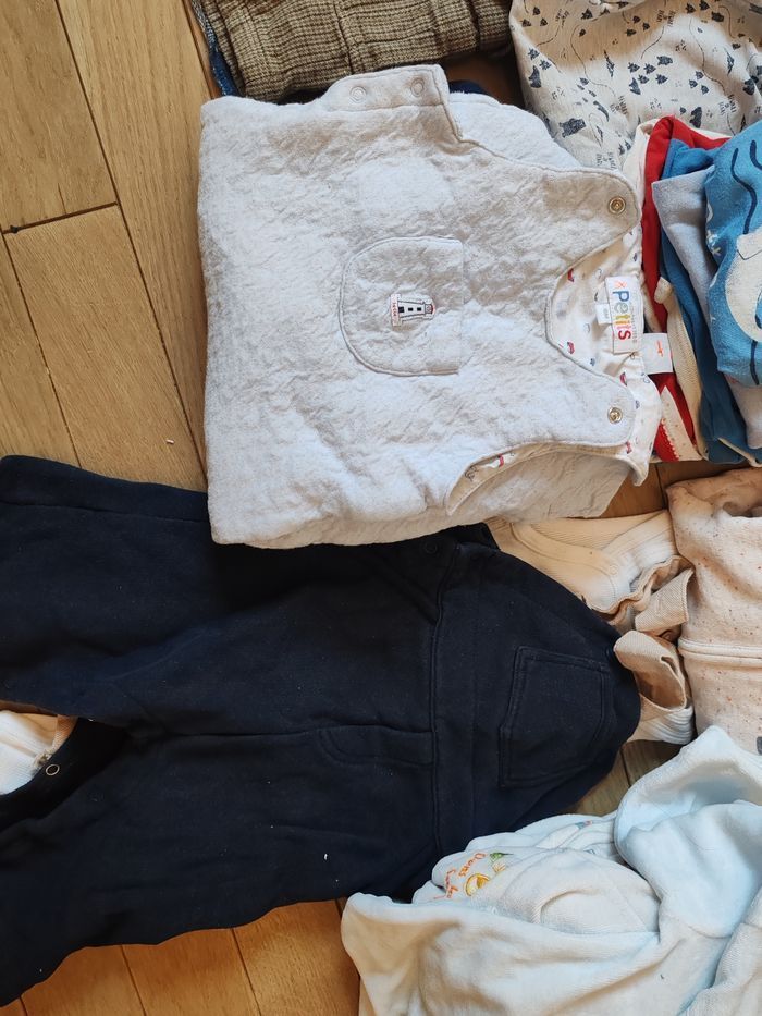 Lot vêtements bébé 6 mois garçon automne hiver - photo numéro 3
