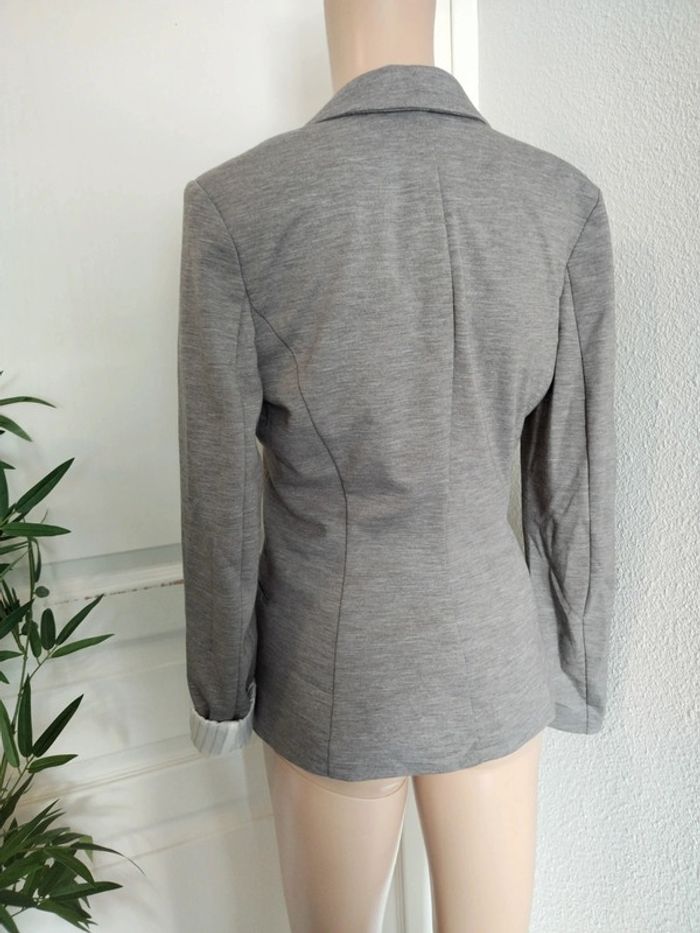 Blazer gris H&M taille 34 excellent état - photo numéro 7