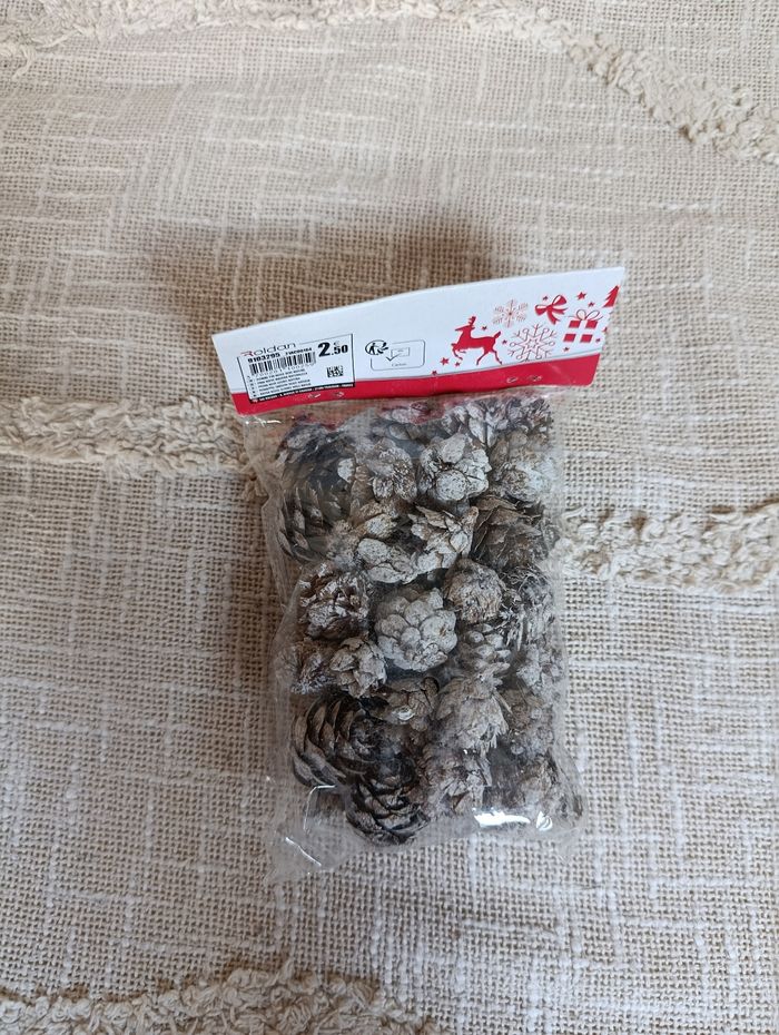 Décoration pommes de pin – effet givré - photo numéro 3