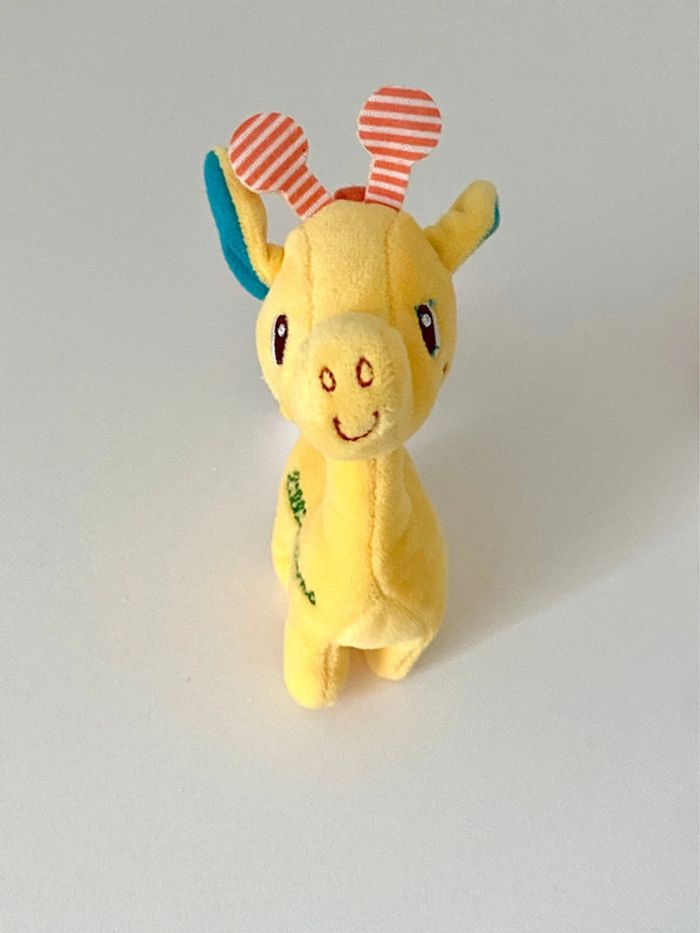 Lot de 2 petites peluches girafe et lion Lilliputiens NEUVES - photo numéro 3