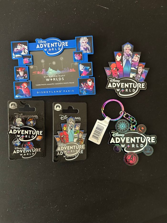 Lot Pin’s aimant Disney adventure world, Disneyland. Paris