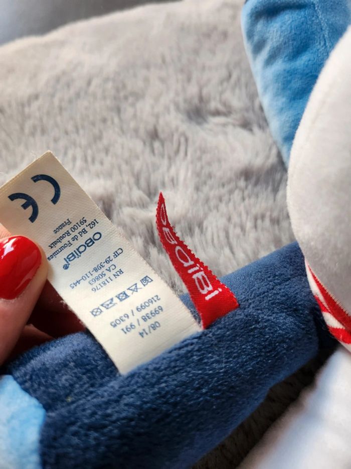 Peluche activités sensorielle pieuvre Obaibi - photo numéro 3