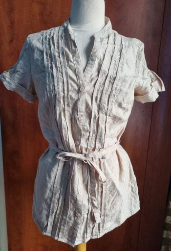 Tunique chemise crème taille 12 (40FR)