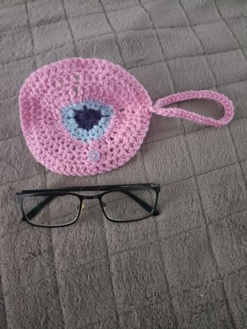 🌸 Piece unique - étui a lunette fait main 🌸