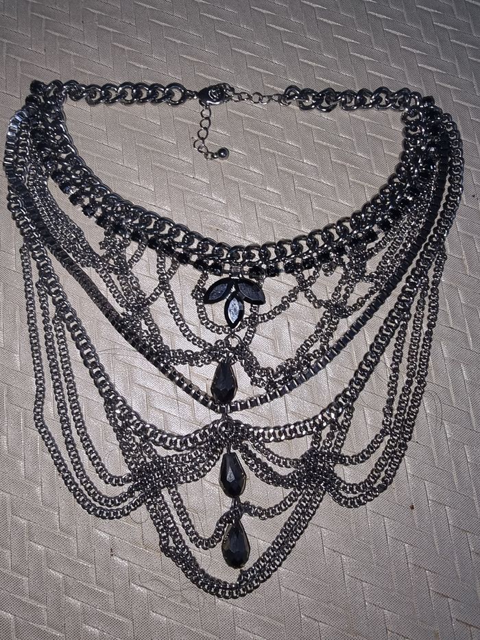 Collier rat de coup habillé diamants