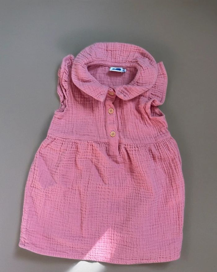 Robe d’été rose Mots d’enfants