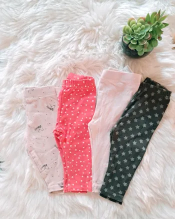 Lot de 4 leggings