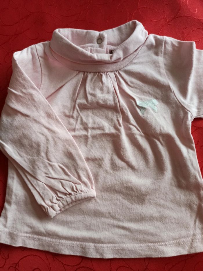 Col roulé tee shirt