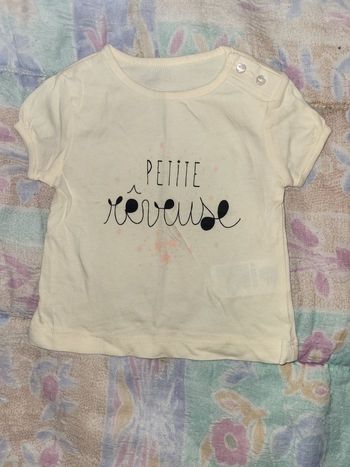 Tee-shirt fille 3 mois